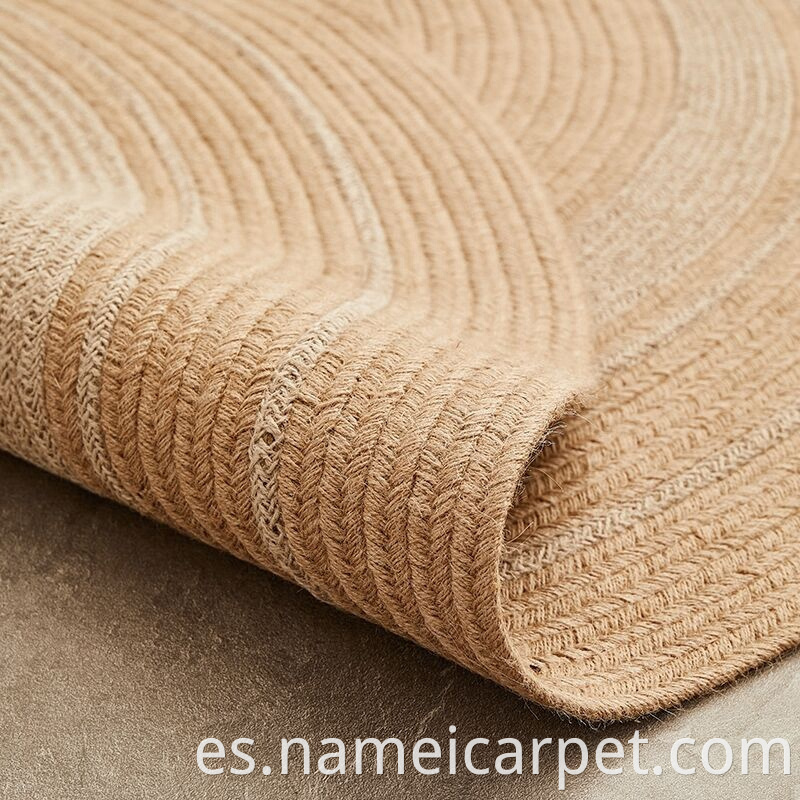 Jute Hemp Braided Wovencarpet Area Rug Floor Mats 34